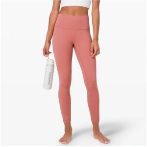 Lululemon Wunder Under High-Rise Tight 25" Rose Pink Size 8